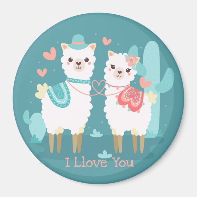 Llamas Magnet (Front)