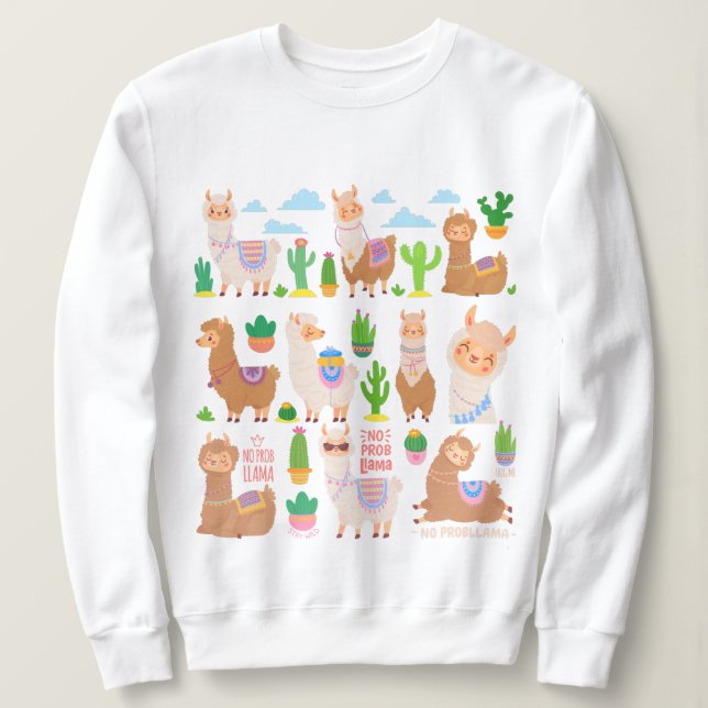 Llamas Sweatshirt (Design Front)
