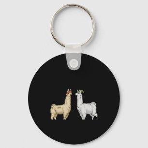 Llamas With Hats Carl Keychain