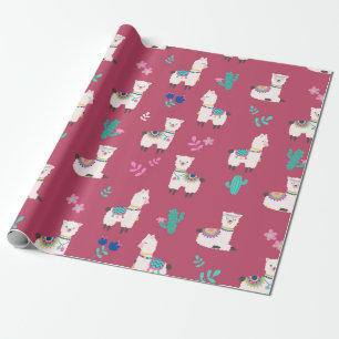 Llamas Wrapping Paper
