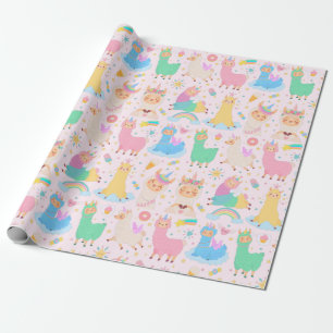 Llamas Wrapping Paper