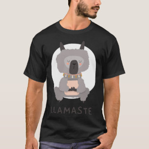 Llamaste  Namaste Yoga Llama   men women kids T-Shirt