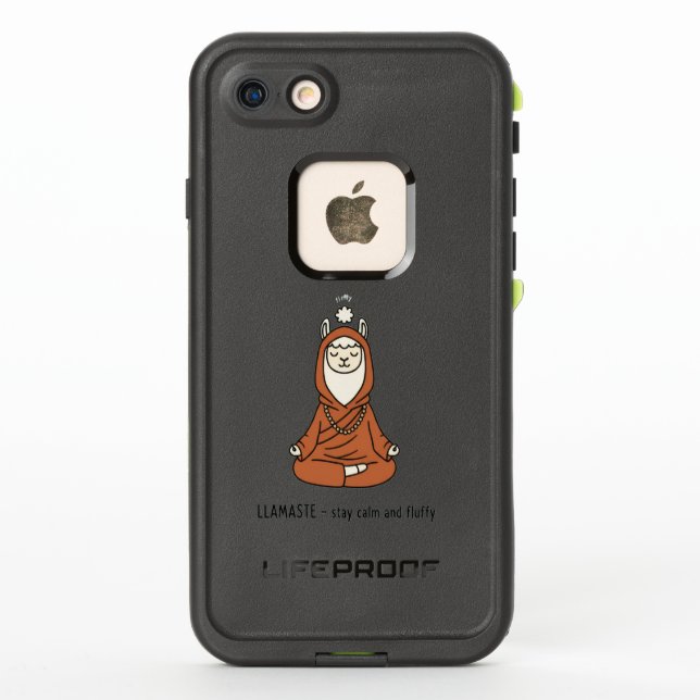 "Llamaste - stay calm and fluffy" LifeProof iPhone Case (Back)