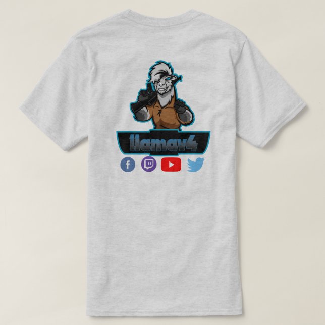 llamav4 T-Shirt (Design Back)