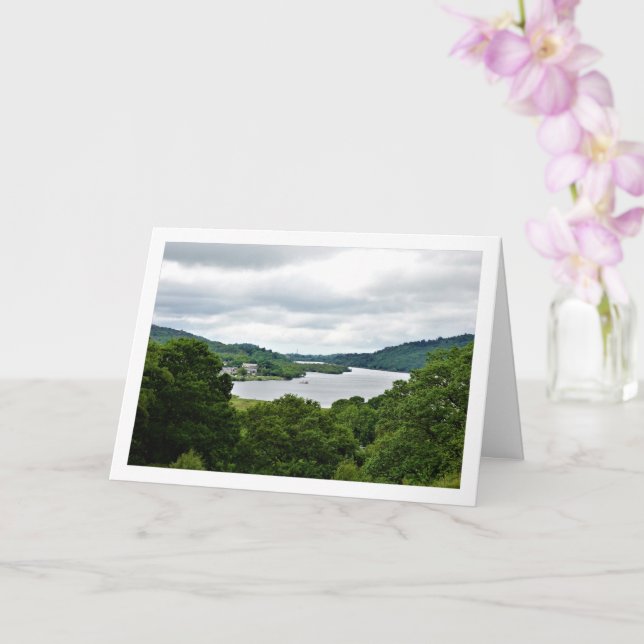 Llanberis Path, Welsh Landscape Card (Orchid)