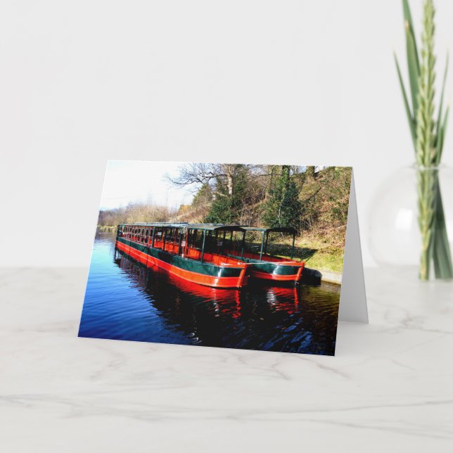 Llangollen canal holiday card (Front)