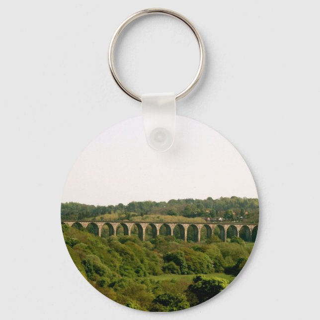 Llangollen Canal Pontcysyllte Aqueduct Keychain (Front)