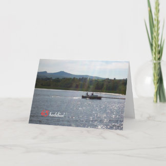 Llangors Birthday Card to Personalize: Welsh