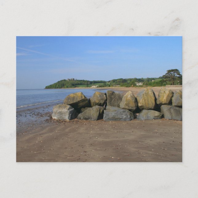 Llansteffan Castle and Beach Postcards (Front)
