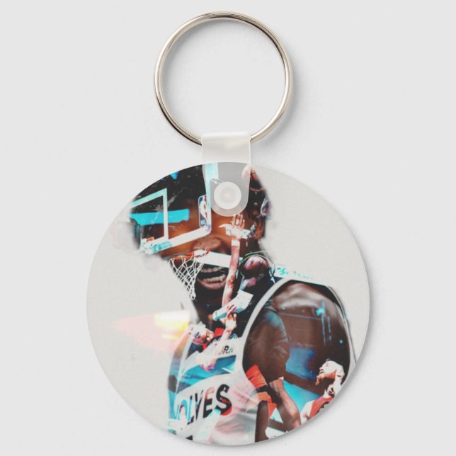 Llavero anthony edwards, baloncesto, sports keychain (Front)