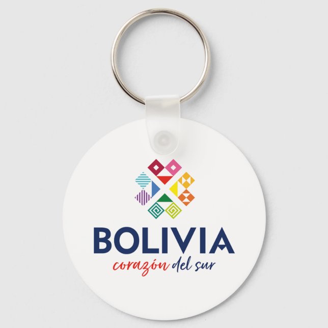Llavero Bolivia corazón del sur Keychain (Front)