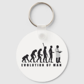 Llavero de evolucion del hombre a doctor keychain