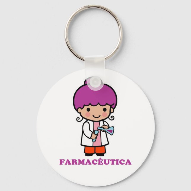 Llavero de farmaceutica keychain (Front)