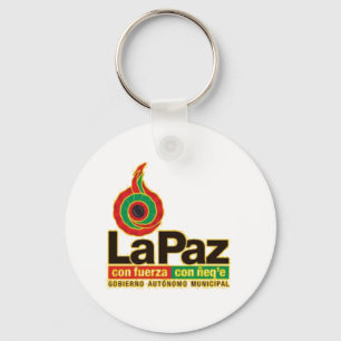 Llavero La Paz con fuerza con ñeqe Keychain