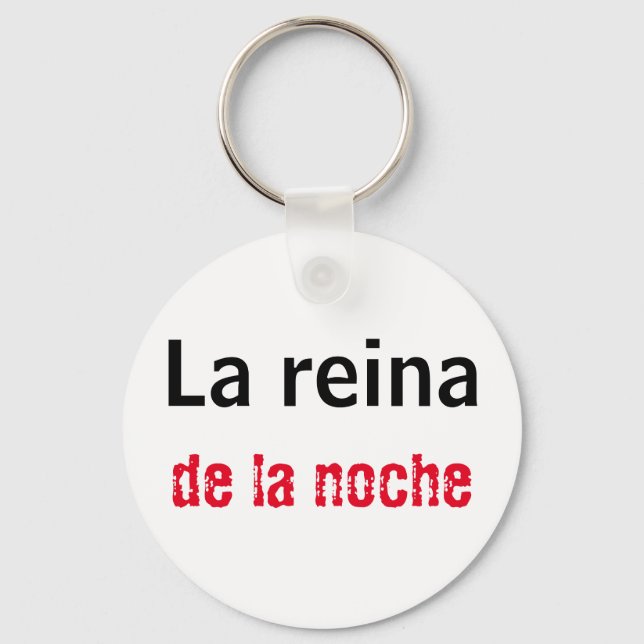 Llavero la reina de la noche keychain (Front)