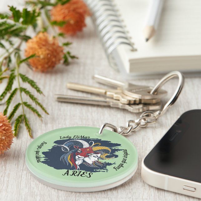 Llavero Lady Aries - Keychain Zodíaco Mujer (Devant Droit)