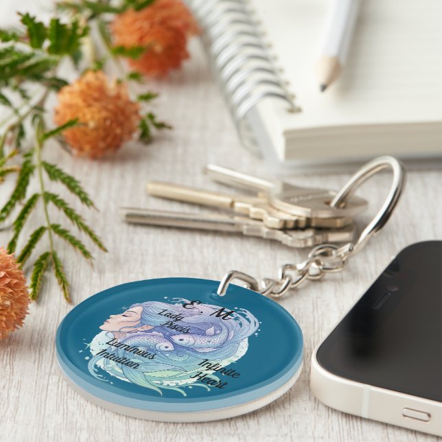 Llavero Lady Piscis Keychain (Front Right)