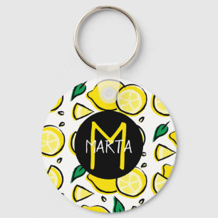 Llavero Limones - Tutti Frutti - ¡Con tu nombre! Keychain
