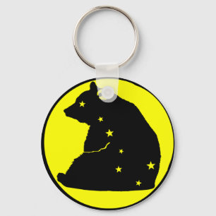 Llavero osa mayor amarillo keychain