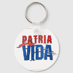Llavero Patria y vida Keychain