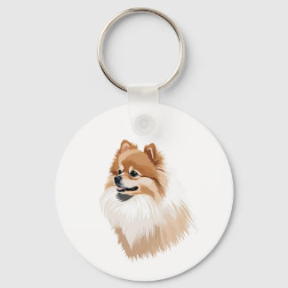Llavero Pomerania Keychain