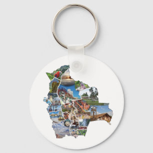 Llavero recoerdo de Bolivia Keychain