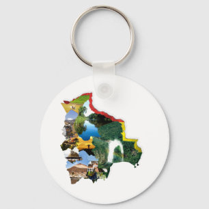 Llavero recoerdo de Bolivia Keychain