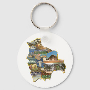Llavero recoerdo de Bolivia Keychain