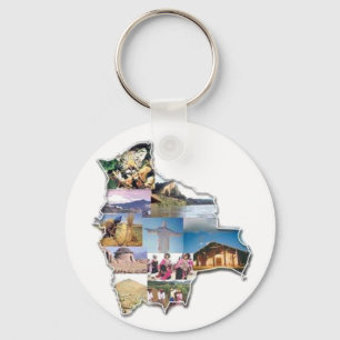 Llavero recuerdo de Bolivia Keychain