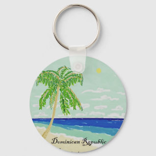 Llavero República Dominicana Keychain