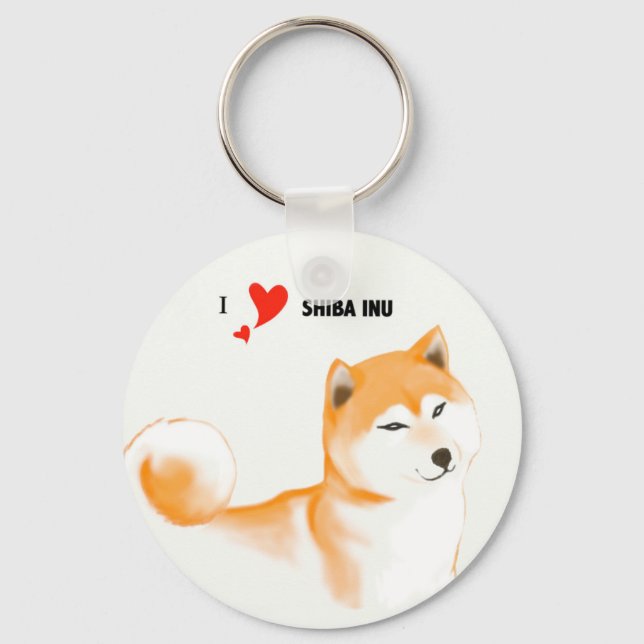 LLavero Shiba inu Keychain (Front)