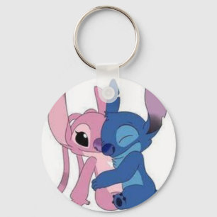 Llavero Stitch & Angel Keychain