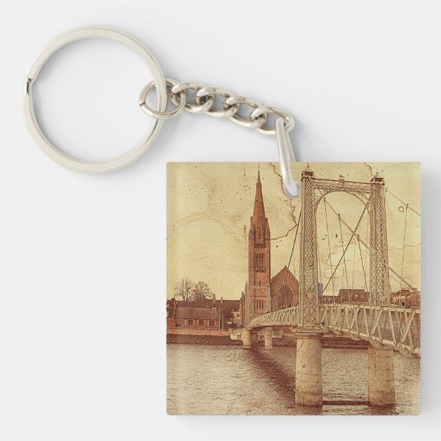 Llavero The Bouncy Bridge (Inverness - Scotland) Keychain (Front)