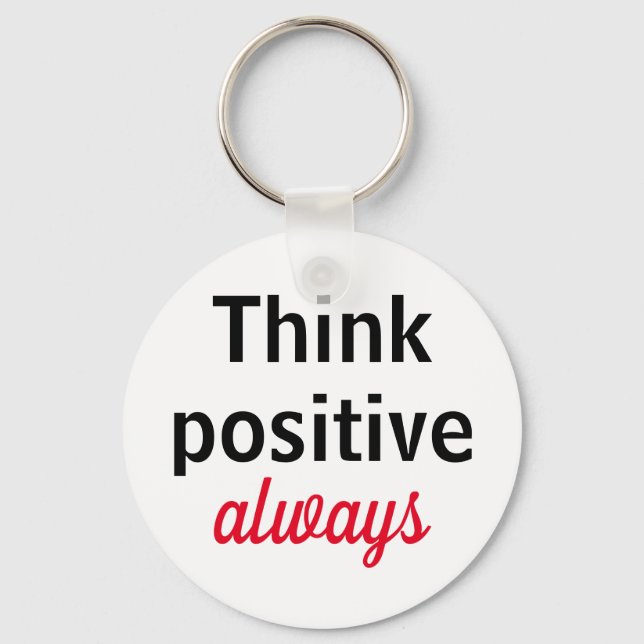 Llavero Tkink Positive always Keychain (Front)