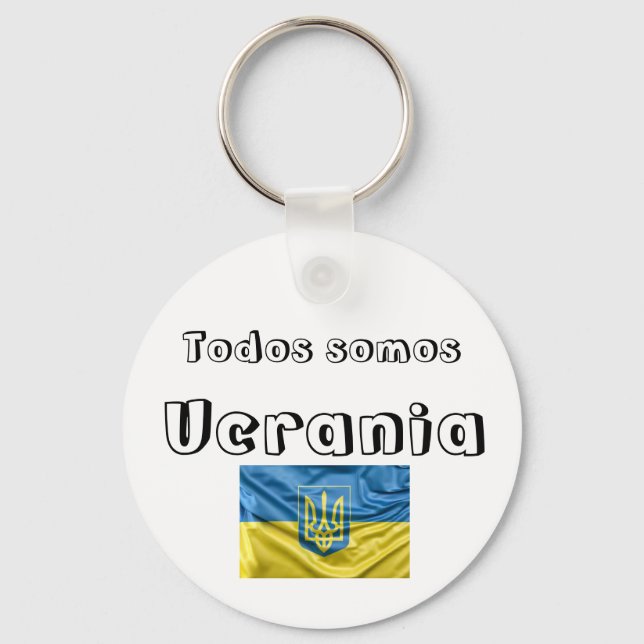Llavero todos somos Ucrania Keychain (Front)