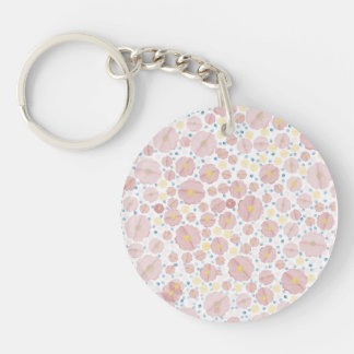 Llavero with fun floral pattern keychain