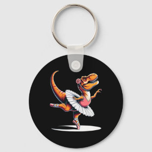 Llerina T-rex Dancing  Keychain