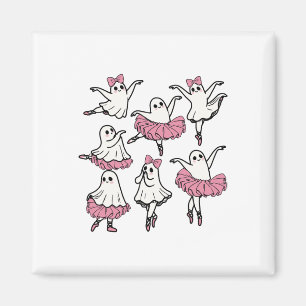 Llet Ghost Dancer Cute Boo Dancing Halloween  Magnet