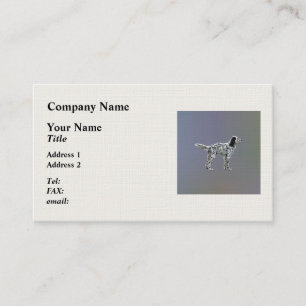 LLewellin Setter Business Card