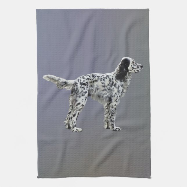 LLewellin Setter Kitchen Towel (Vertical)