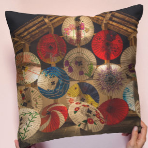 llluminated Parasols Throw Pillow