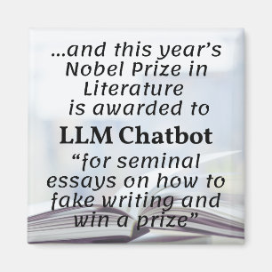 LLM Chatbot Nobel Prize Winner in Literature Magnet