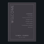 ___LLMGEN___ 48 PROGRAM<br><div class="desc">This elegant wedding program features a sophisticated and minimalist design, perfect for a modern and timeless ceremony. The layout is clean with a dark color palette that exudes elegance and formality, while the vertical text adds a touch of contemporary flair. The typography is simple yet refined, ensuring readability and focus...</div>