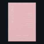 ___LLMGEN___ 48 PROGRAM<br><div class="desc">This elegant wedding program features a soft pink color palette, exuding a gentle and romantic mood perfect for a special day. The clean and modern typography adds sophistication to the design, while the minimalist layout ensures that the focus remains on the ceremony details. Ideal for couples seeking an understated yet...</div>