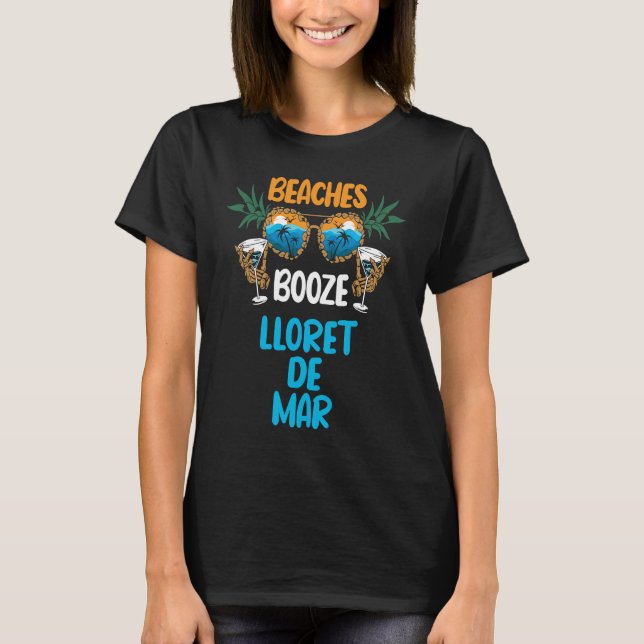 Lloret de Mar Beaches Funny Spain Vacation Matchin T-Shirt (Front)