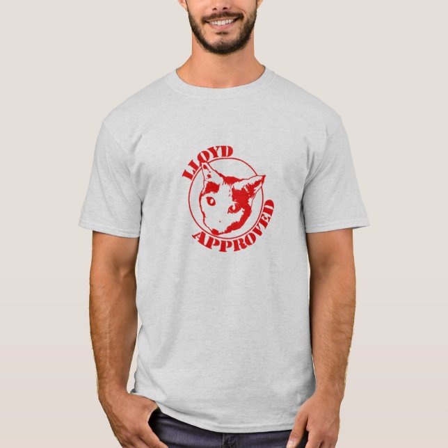 Lloyd Approved - Men's Grey T-Shirt (Front)