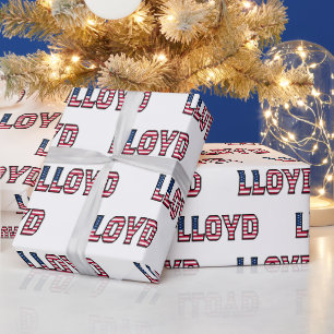 Lloyd First Name USA US Gift Paper