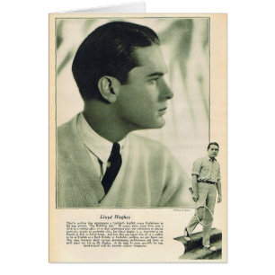 Lloyd Hughes 1925 portrait by Melbourne Spurr