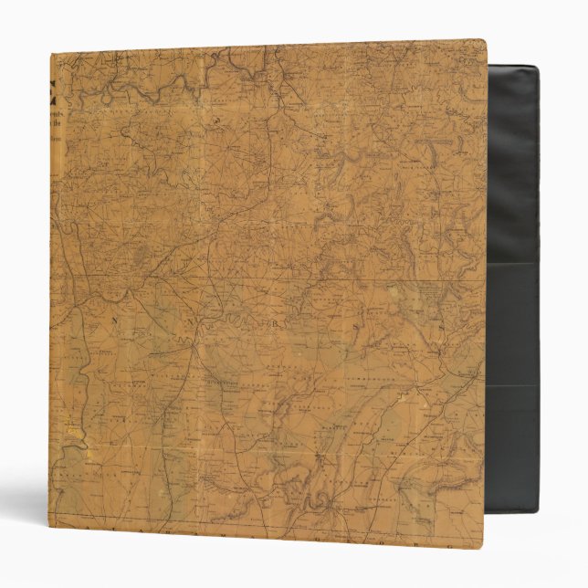 Lloyd's official map of the state of Tennessee Binder (Front/Inside)