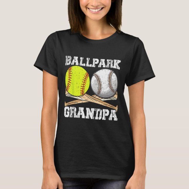 Llpark Grandpa Softll Sell Llers Father's Day  T-Shirt (Front)